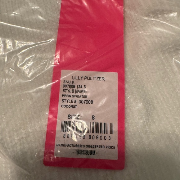 BNWT Lilly Pulitzer Pippin sweater in coconut - Picture 3 of 4
